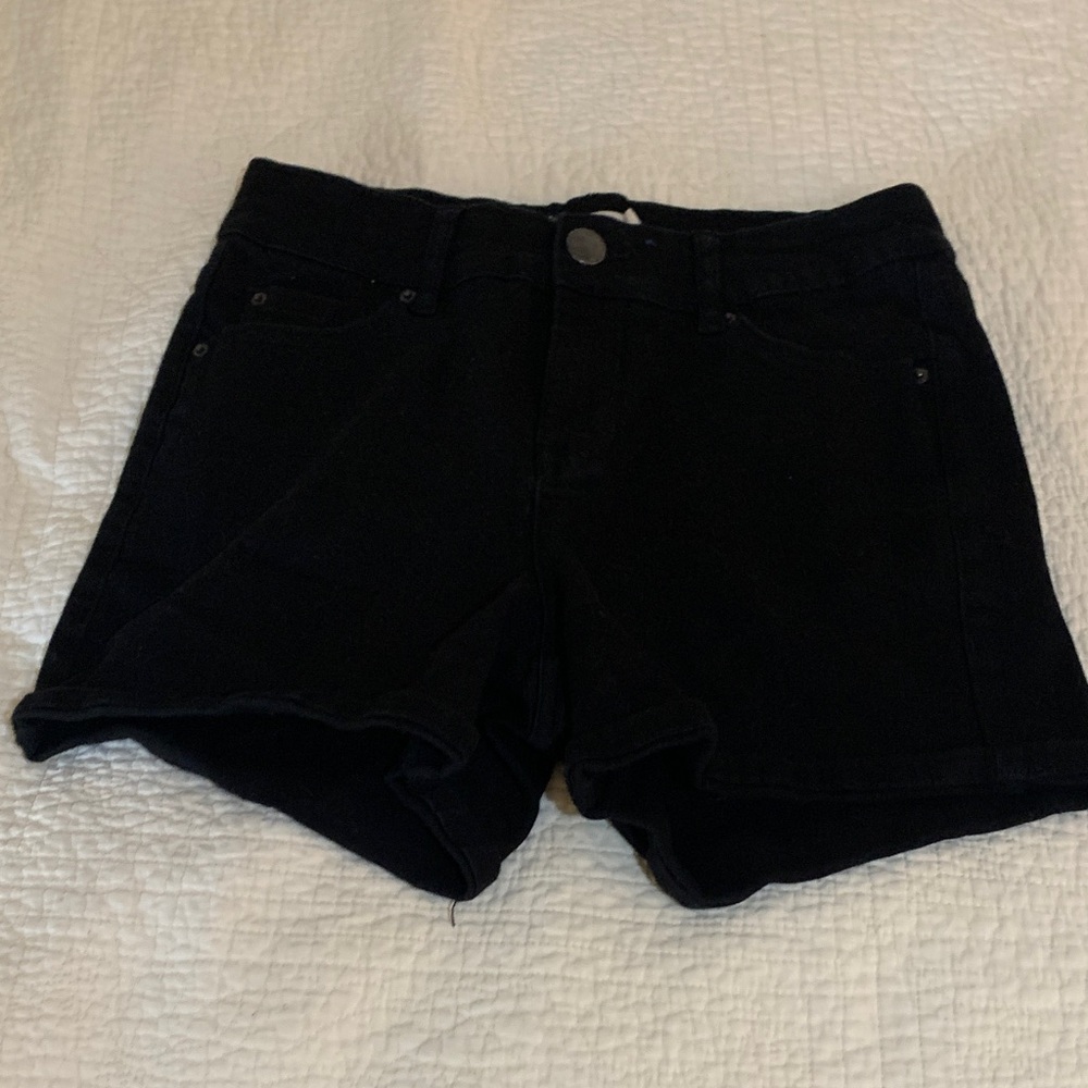 Classic Black Jean Shorts for Women